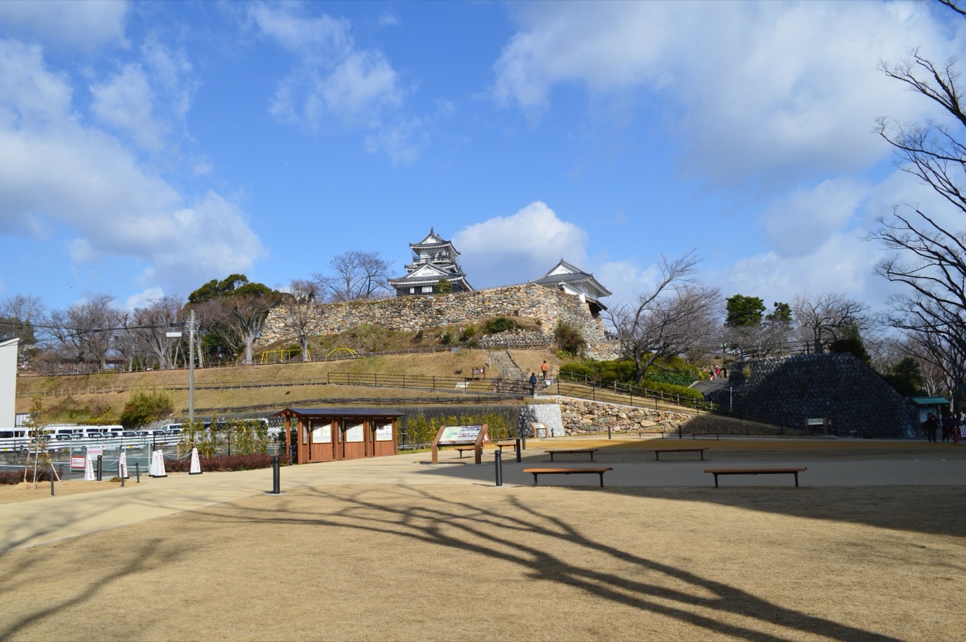 浜松城の遠景