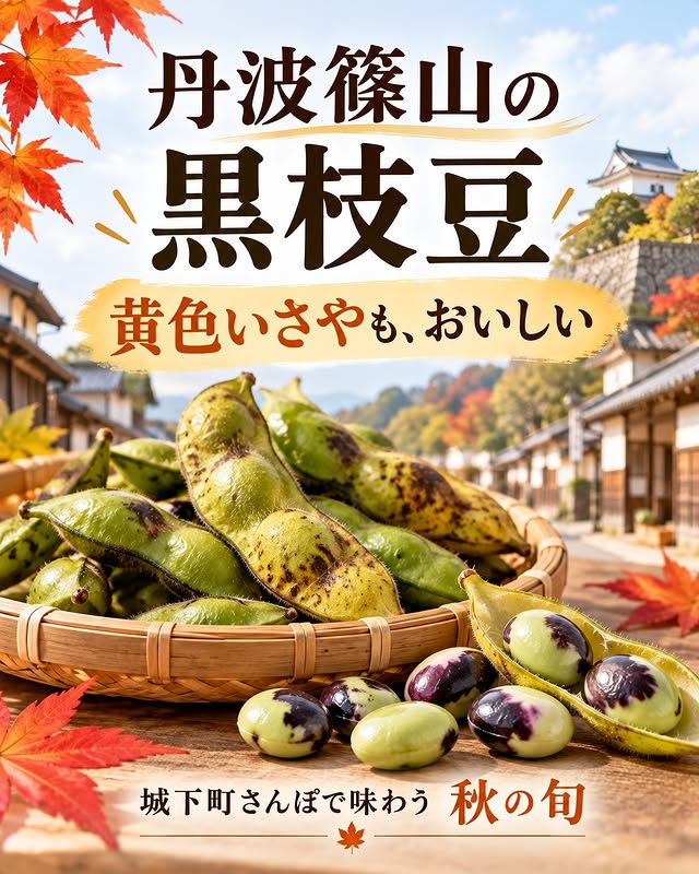 丹波篠山のThreads掲載イメージ。現地の実写写真ではありません。